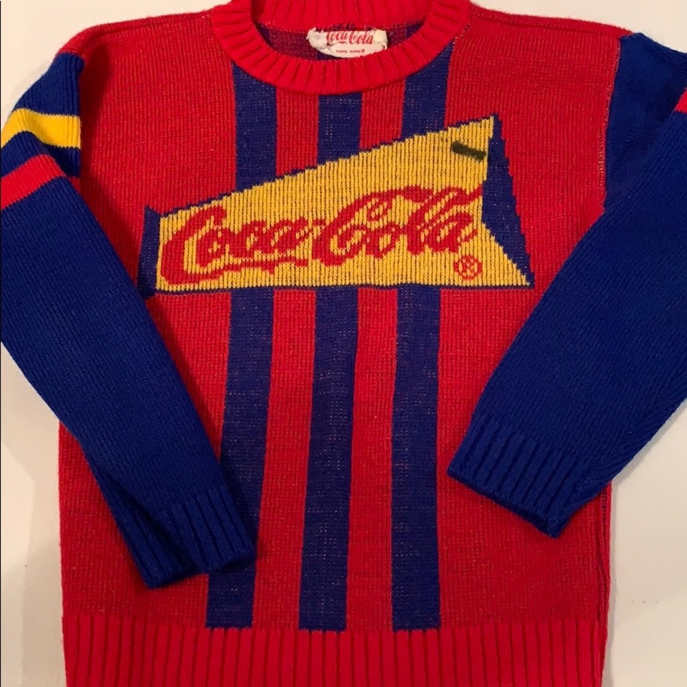 Vintage Coca Cola sweater kids 7